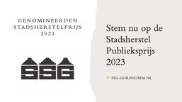 PPT SSG STADSHERSTELPRIJS 2023 genomineerden 2023